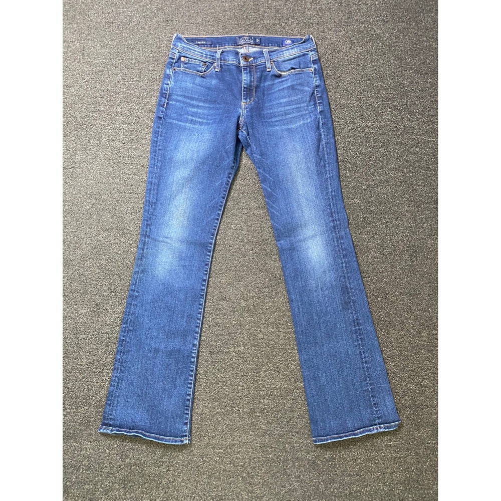 Lucky Brand Sweet Boot Blue Jeans Womens 6/28 Medium Wash Orta Premium Boho Y2K